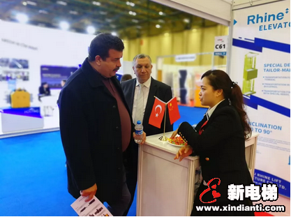 莱茵电梯亮相2019土耳其电梯展